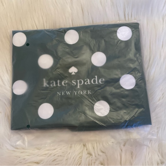 Kate Spade Green & White Polka Dot Canvas Tote Bag - Brand New in Package - Picture 2 of 5
